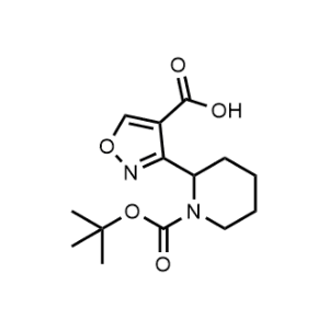 3-(1-(Tert-butoxycarbonyl)piperidin-2-yl)isoxazole-4-carboxylic acid|CS-0584668
