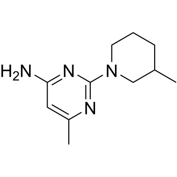 6-Methyl-2-(3-methylpiperidin-1-yl)pyrimidin-4-amine|CS-0584672