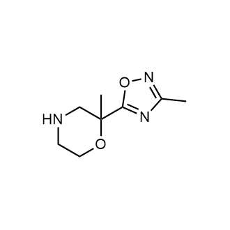 2-Methyl-2-(3-methyl-1,2,4-oxadiazol-5-yl)morpholine|CS-0584725
