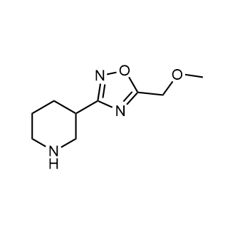 5-(Methoxymethyl)-3-(piperidin-3-yl)-1,2,4-oxadiazole|CS-0584731
