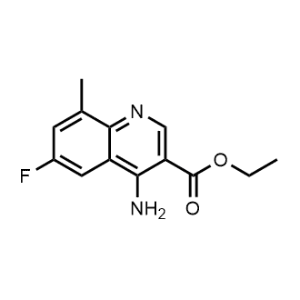 Ethyl 4-amino-6-fluoro-8-methylquinoline-3-carboxylate|CS-0584738