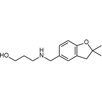 3-(((2,2-Dimethyl-2,3-dihydrobenzofuran-5-yl)methyl)amino)propan-1-ol|CS-0584985
