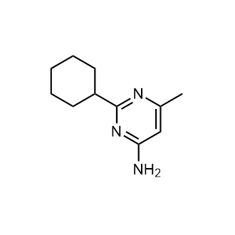2-Cyclohexyl-6-methylpyrimidin-4-amine|CS-0585014