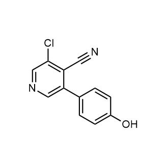 3-Chloro-5-(4-hydroxyphenyl)isonicotinonitrile|CS-0585075