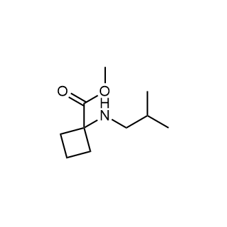 Methyl 1-(isobutylamino)cyclobutane-1-carboxylate|CS-0585268