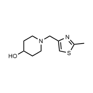 1-((2-Methylthiazol-4-yl)methyl)piperidin-4-ol|CS-0585413
