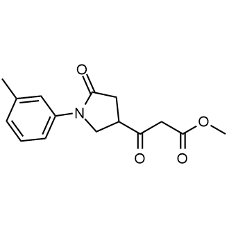 Methyl 3-oxo-3-(5-oxo-1-(m-tolyl)pyrrolidin-3-yl)propanoate|CS-0585507