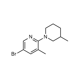 5-Bromo-3-methyl-2-(3-methylpiperidin-1-yl)pyridine|CS-0585613