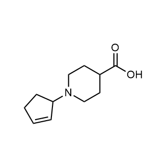 1-(Cyclopent-2-en-1-yl)piperidine-4-carboxylic acid|CS-0585673