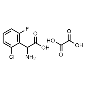 2-Amino-2-(2-chloro-6-fluorophenyl)acetic acid compound with oxalic acid 1:1|CS-0585723