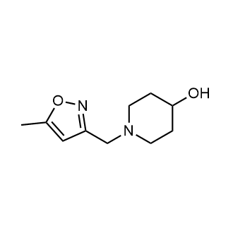 1-((5-Methylisoxazol-3-yl)methyl)piperidin-4-ol|CS-0585767