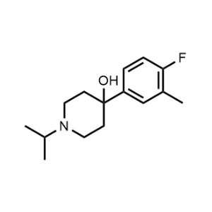 4-(4-Fluoro-3-methylphenyl)-1-isopropylpiperidin-4-ol|CS-0585804