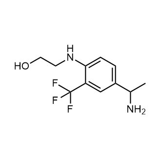 2-((4-(1-Aminoethyl)-2-(trifluoromethyl)phenyl)amino)ethan-1-ol|CS-0586098