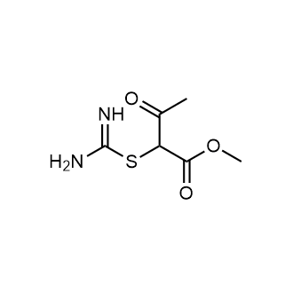 Methyl 2-(carbamimidoylthio)-3-oxobutanoate|CS-0586216