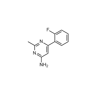 6-(2-Fluorophenyl)-2-methylpyrimidin-4-amine|CS-0586248