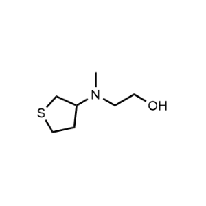 2-(Methyl(tetrahydrothiophen-3-yl)amino)ethan-1-ol|CS-0586292