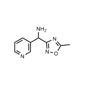 (5-Methyl-1,2,4-oxadiazol-3-yl)(pyridin-3-yl)methanamine|CS-0586325