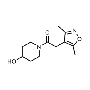 2-(3,5-Dimethylisoxazol-4-yl)-1-(4-hydroxypiperidin-1-yl)ethan-1-one|CS-0586336