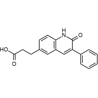 3-(2-Oxo-3-phenyl-1,2-dihydroquinolin-6-yl)propanoic acid|CS-0586598