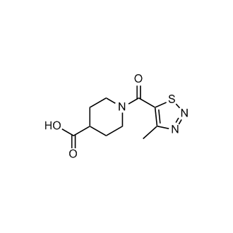 1-(4-Methyl-1,2,3-thiadiazole-5-carbonyl)piperidine-4-carboxylic acid|CS-0586722