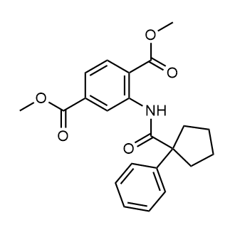 Dimethyl 2-(1-phenylcyclopentane-1-carboxamido)terephthalate|CS-0586849