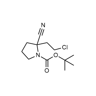 Tert-butyl 2-(2-chloroethyl)-2-cyanopyrrolidine-1-carboxylate|CS-0587179