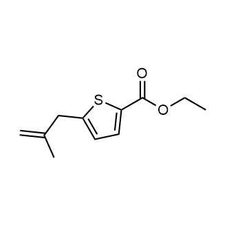 Ethyl 5-(2-methylallyl)thiophene-2-carboxylate|CS-0587330