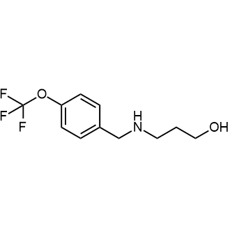 3-((4-(Trifluoromethoxy)benzyl)amino)propan-1-ol|CS-0587346
