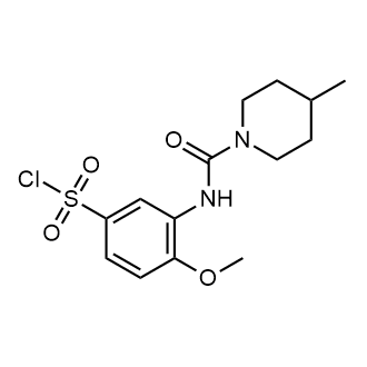 4-Methoxy-3-(4-methylpiperidine-1-carboxamido)benzenesulfonyl chloride|CS-0587353