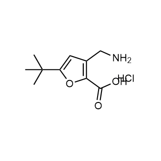 3-(Aminomethyl)-5-(tert-butyl)furan-2-carboxylic acid hydrochloride|CS-0587440