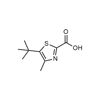 5-(1,1-Dimethylethyl)-4-methyl-2-thiazolecarboxylic acid|CS-0587497