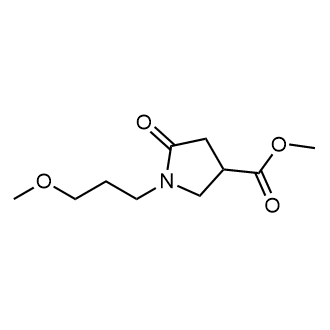 Methyl 1-(3-methoxypropyl)-5-oxopyrrolidine-3-carboxylate|CS-0587700