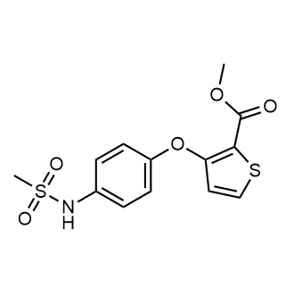 Methyl 3-(4-(methylsulfonamido)phenoxy)thiophene-2-carboxylate|CS-0587795