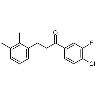 1-(4-Chloro-3-fluorophenyl)-3-(2,3-dimethylphenyl)propan-1-one|CS-0587829