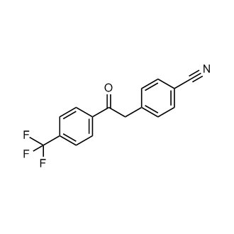 4-(2-Oxo-2-(4-(trifluoromethyl)phenyl)ethyl)benzonitrile|CS-0587908