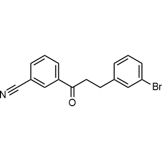 3-(3-(3-Bromophenyl)propanoyl)benzonitrile|CS-0587952