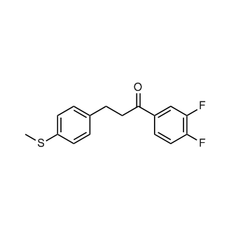 1-(3,4-Difluorophenyl)-3-(4-(methylthio)phenyl)propan-1-one