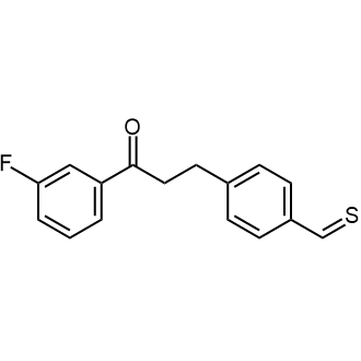 4-(3-(3-Fluorophenyl)-3-oxopropyl)benzothialdehyde|CS-0587978
