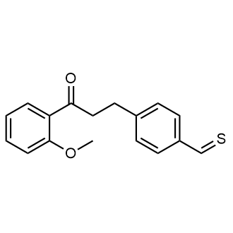4-(3-(2-Methoxyphenyl)-3-oxopropyl)benzothialdehyde|CS-0587986