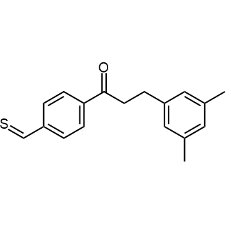 4-(3-(3,5-Dimethylphenyl)propanoyl)benzothialdehyde|CS-0587989