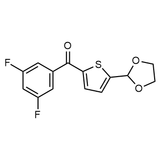 (5-(1,3-Dioxolan-2-yl)thiophen-2-yl)(3,5-difluorophenyl)methanone|CS-0588010