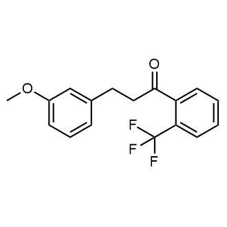 3-(3-Methoxyphenyl)-1-(2-(trifluoromethyl)phenyl)propan-1-one|CS-0588089