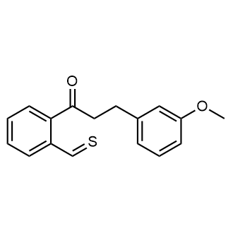 2-(3-(3-Methoxyphenyl)propanoyl)benzothialdehyde|CS-0588095