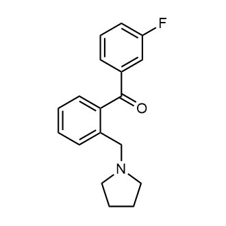 (3-Fluorophenyl)(2-(pyrrolidin-1-ylmethyl)phenyl)methanone|CS-0588097