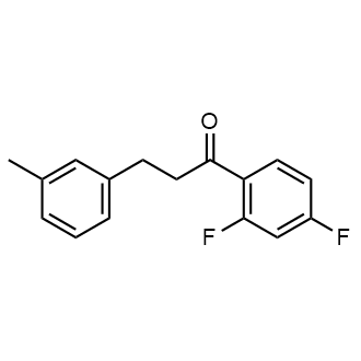 1-(2,4-Difluorophenyl)-3-(m-tolyl)propan-1-one|CS-0588177
