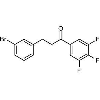 3-(3-Bromophenyl)-1-(3,4,5-trifluorophenyl)propan-1-one|CS-0588257