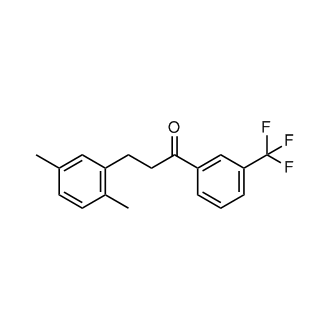 3-(2,5-Dimethylphenyl)-1-(3-(trifluoromethyl)phenyl)propan-1-one|CS-0588326