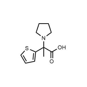 2-(Pyrrolidin-1-yl)-2-(thiophen-2-yl)propanoic acid|CS-0588359