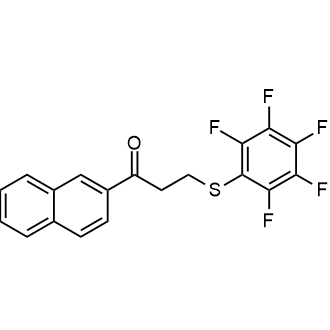 1-(Naphthalen-2-yl)-3-((perfluorophenyl)thio)propan-1-one|CS-0588673
