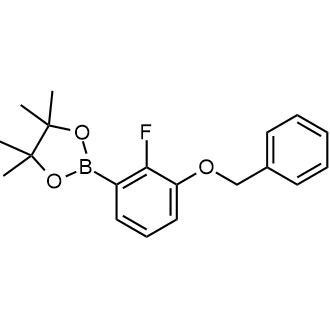 2-(3-(Benzyloxy)-2-fluorophenyl)-4,4,5,5-tetramethyl-1,3,2-dioxaborolane|CS-0588776